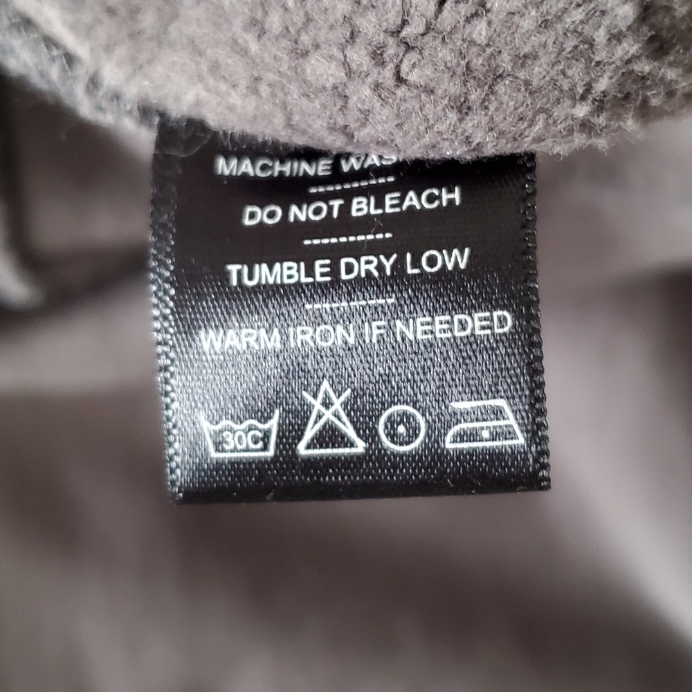 American Giant Heavy Weight Charcoal Grey Vintage Wash Sweatshirt Made In USA - Picture 8 of 12
